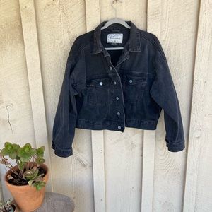 Oversized 90s recycled denim jacket